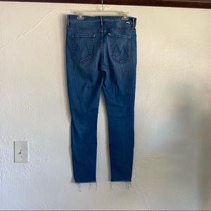 Mother Size 30 High Rise Skinny Jeans Button Fly